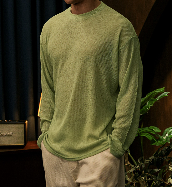 보루소타 knit long-sleeved t-shirt