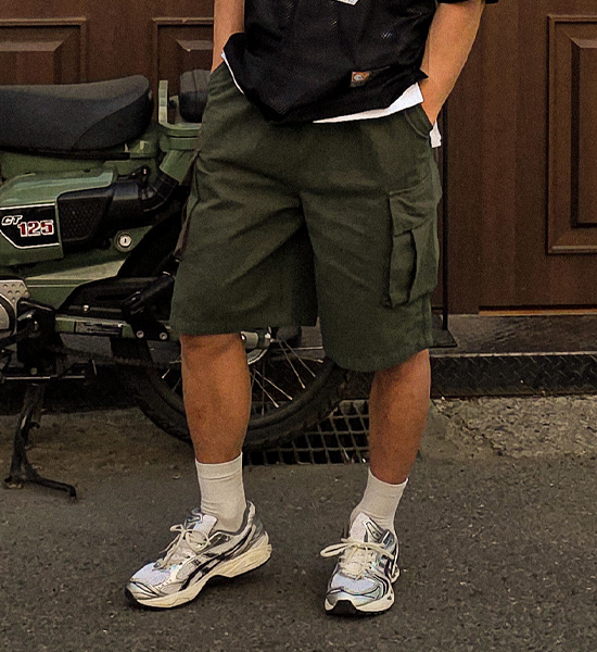 (M-4XL)<br>와이어트 cargo banding shorts