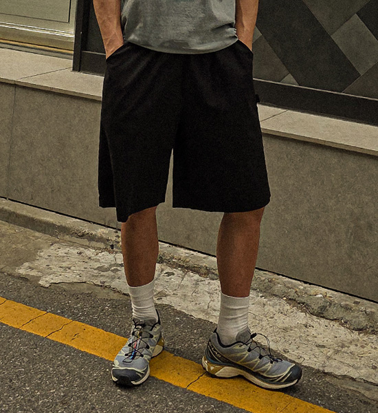(L-5XL)<BR>리베요 Bermuda Banding Shorts