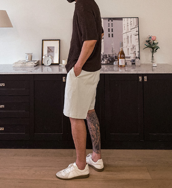(L-4XL)<br>카타코이 Back banding Shorts