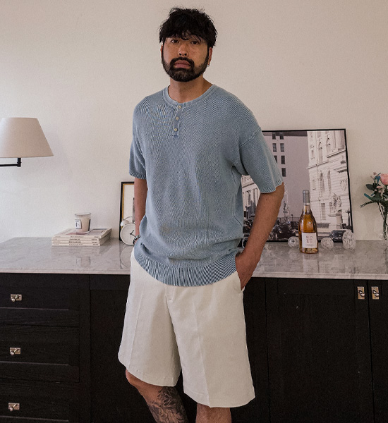 (L-4XL)<br>카타코이 Back banding Shorts