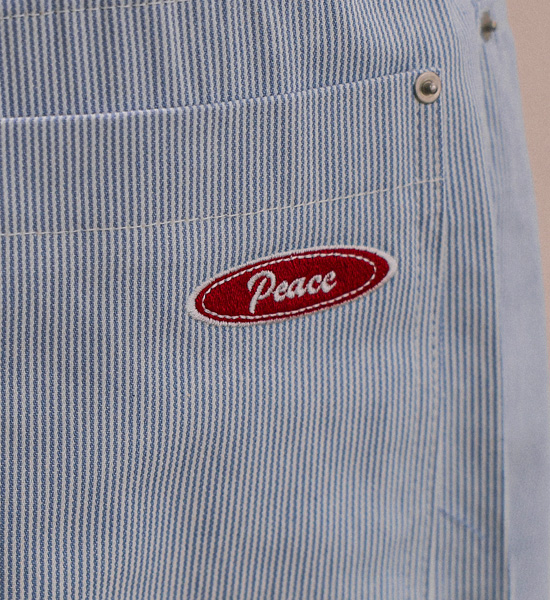 비첸 Semi-wide fit Back banding denim pants
