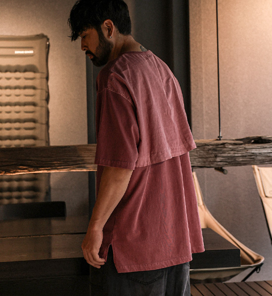 오트자프 pigment Short T shirts