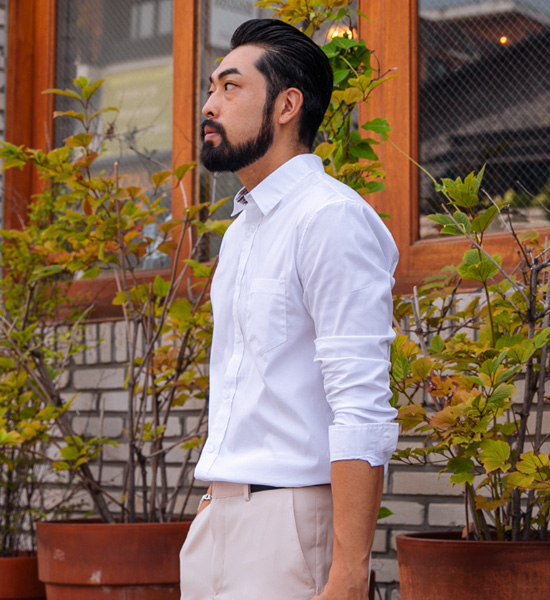 (M-5XL)<br>스탤론 basic shirt