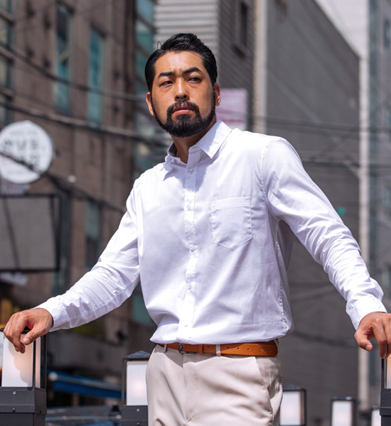 (M-5XL)<br>스탤론 basic shirt