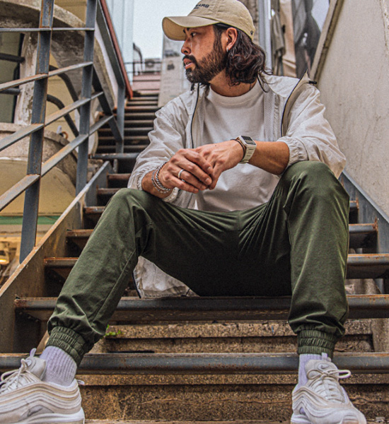 (M~6XL)<br>그라도 Cargo jogger banding pants <br><font color="#098a09"><B>Select length (Basic,Long+6cm)</B></font><br><font color="#fb5ec9"><B>[1+1]</B></font>