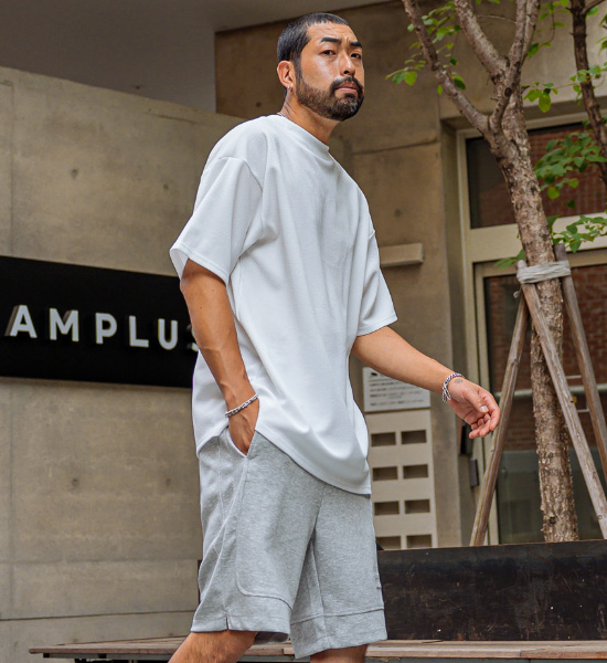 (XL~6XL)<br>사드스카 Linklefree  Short T shirts<br><font color="#fb5ec9"><B>[1+1]</B></font>