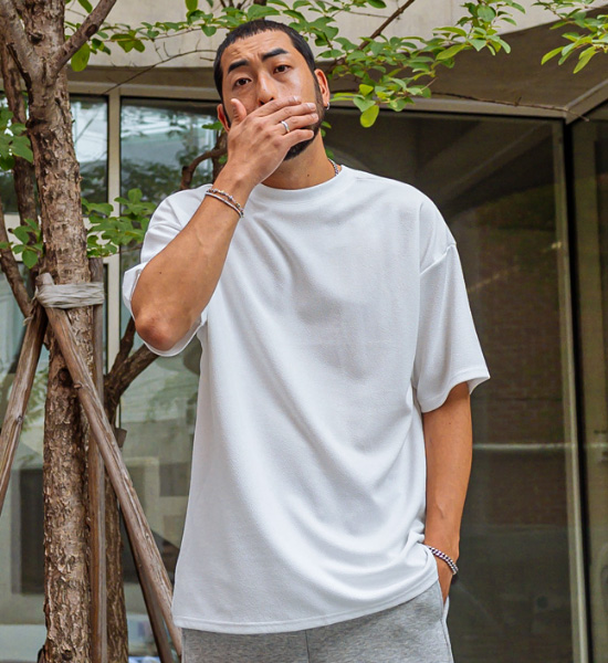 (XL~6XL)<br>사드스카 Linklefree  Short T shirts<br><font color="#fb5ec9"><B>[1+1]</B></font>