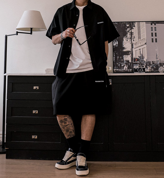 (XL-6XL)<br>리오버드 short-sleeved shirt 3212