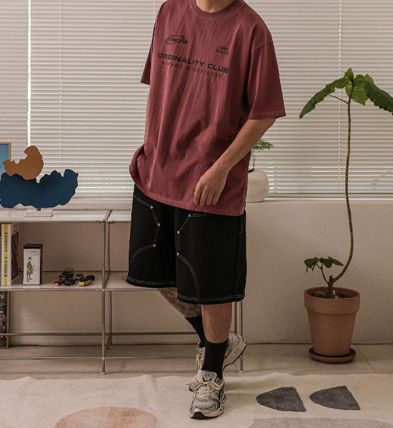 (XL-6XL)<BR>루코부 Bermuda Banding Shorts