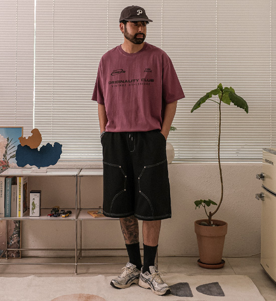 (XL-6XL)<BR>루코부 Bermuda Banding Shorts
