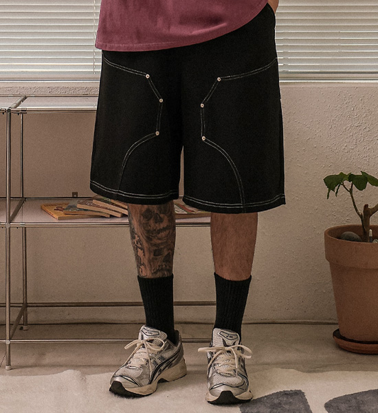 (XL-6XL)<BR>루코부 Bermuda Banding Shorts