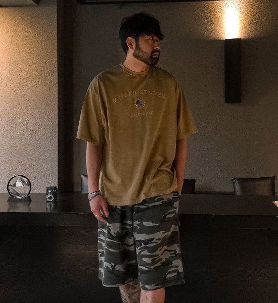 로카무도 pigment Short T shirts