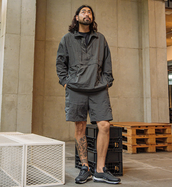 (XL-6XL)<BR>다마르 string anorak+스코샤 Cargo Banding Shorts<br><font color=