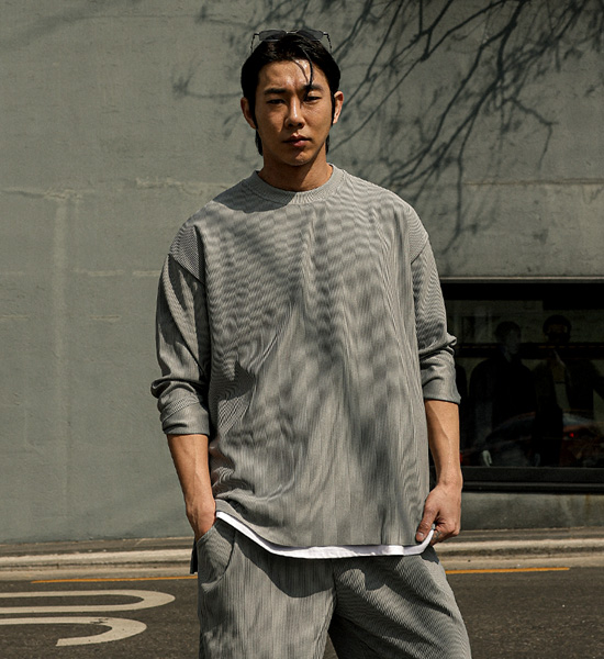 (L~5XL)<br>노어턴 a long-sleeved t-shirt K2422