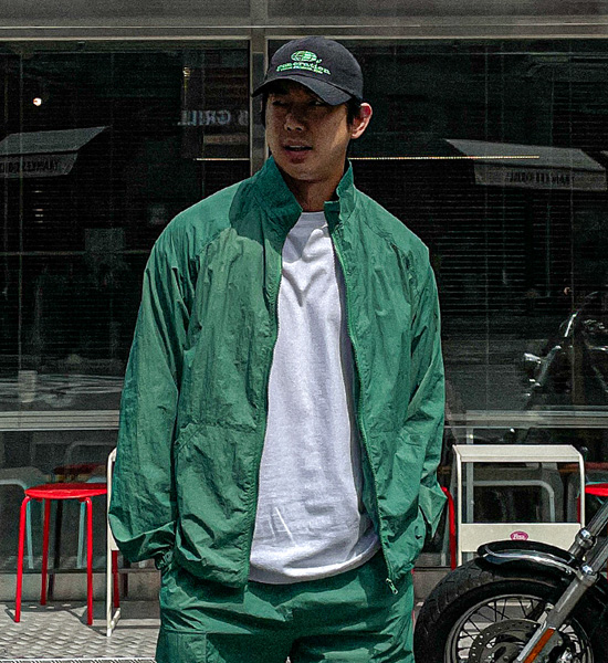 (M-6XL)<BR>코로트 nylon zip-up 82301+스토지 nylon cargo banding shorts 82301