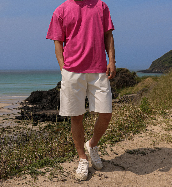 (M-6XL)<br>조나코 pigment Short T shirts