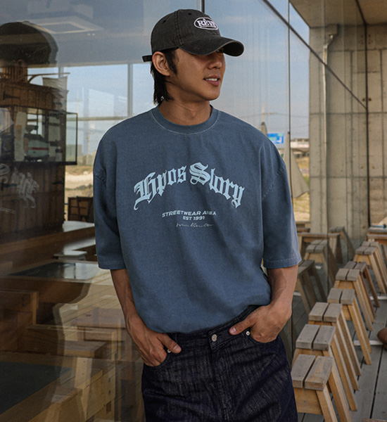 두토바 pigment Short T shirts