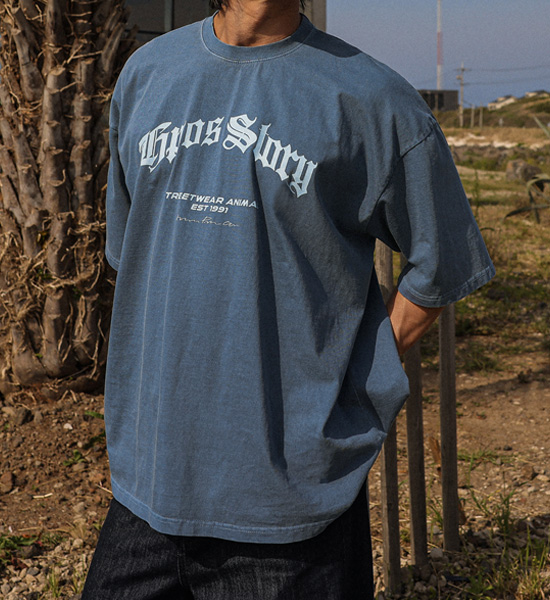 두토바 pigment Short T shirts