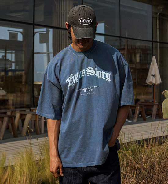 두토바 pigment Short T shirts