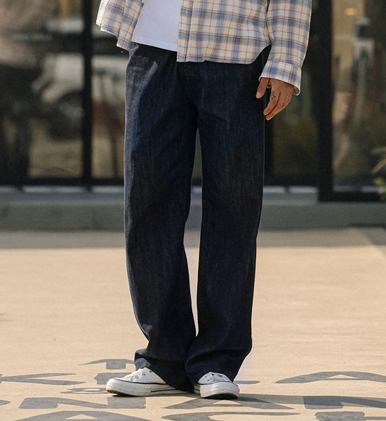 (S-3XL)<br>얀츠 standard fit non-wash denim pants #15
