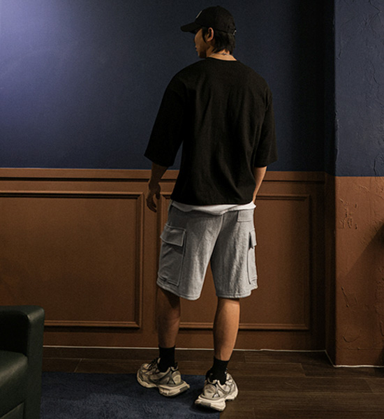 (XL-6XL)<br>럭커 layered Short T shirts