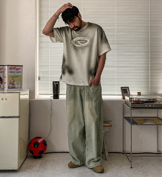 (XL-6XL)<BR>차보스 니트반팔티