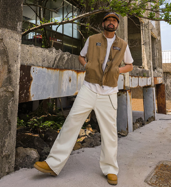 (S-5XL)<BR>하멜린 Semi-wide fit cotton pants D586