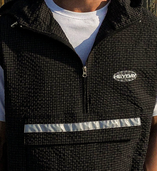 스포캔 anorak Hooded Vest