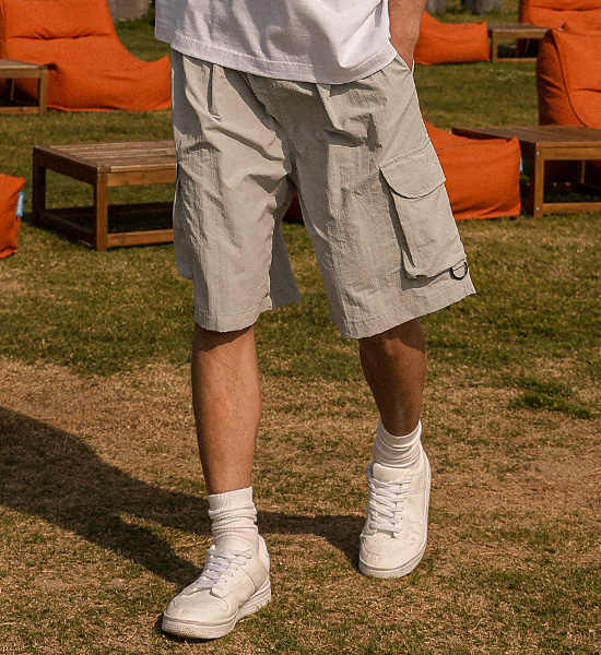 (XL-6XL)<br>라바디아 cargo banding shorts