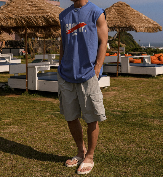 (XL-6XL)<br>라바디아 cargo banding shorts