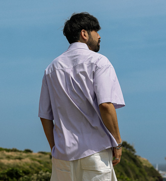 (XL-6XL)<br>티플린 Stripe short-sleeved shirt N011