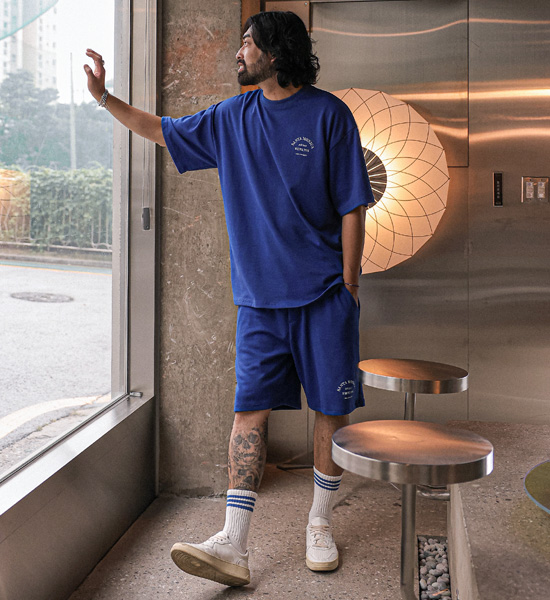 (XL-6XL)<BR>디하시 Short T shirts+하파다 Banding Shorts