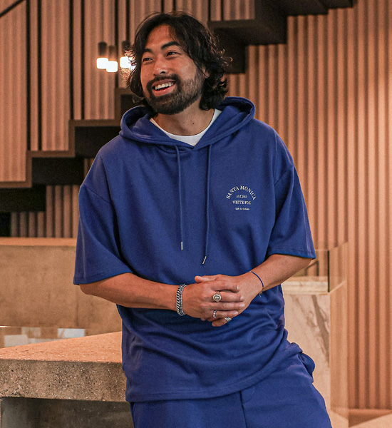(XL-6XL)<BR>코타비 반팔후드+하파다 Banding Shorts