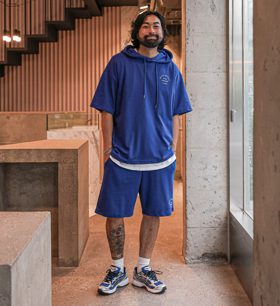 (XL-6XL)<BR>코타비 반팔후드+하파다 Banding Shorts
