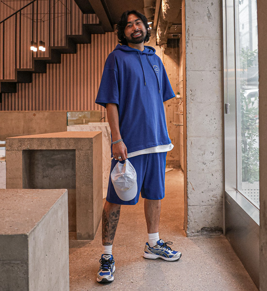 (XL-6XL)<BR>코타비 반팔후드+하파다 Banding Shorts