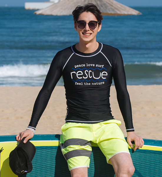 (M~5XL)<br>러브서프 rashguard