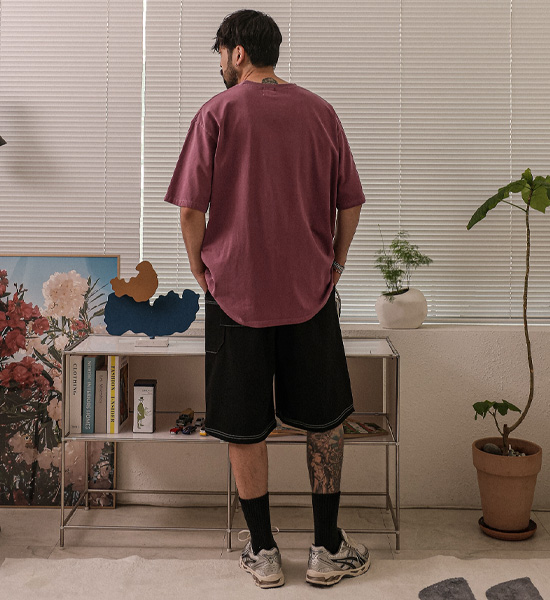 <font color="#FF0000">[Big ing EVENT product]</font><br>(XL-6XL)<BR>도니키 pigment Short T shirts