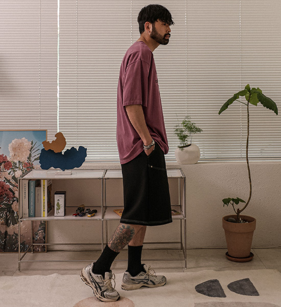 <font color="#FF0000">[Big ing EVENT product]</font><br>(XL-6XL)<BR>도니키 pigment Short T shirts
