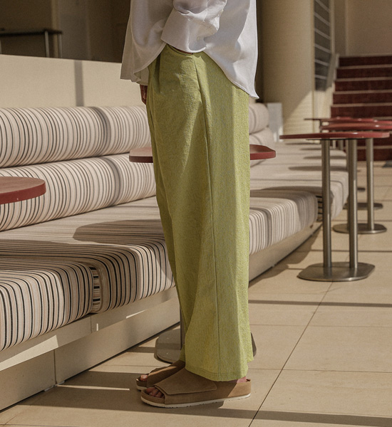 <font color="#FF0000">무료교환반품</font><br>(XL-6XL)<BR>슈야 Semi-wide fit Stripe banding pants