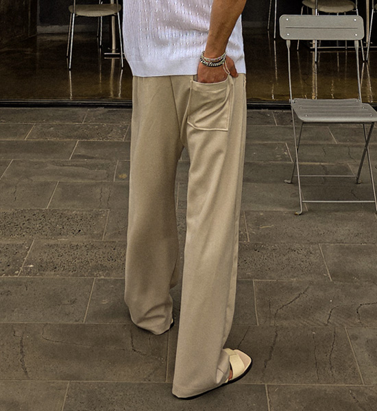 (M-4XL)<br>바랑카 wide fit Banding Slacks
