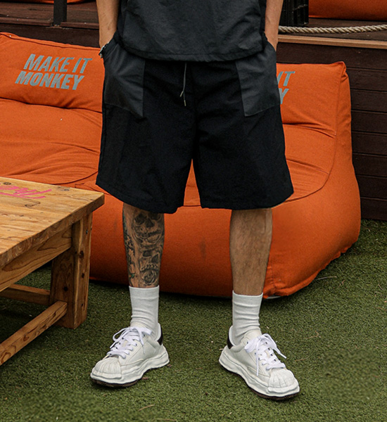 마탄사스 nylon Banding Shorts