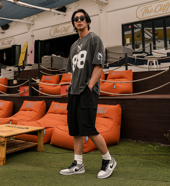 (XL-6XL)<br>치몽 Bermuda cargo banding shorts 41