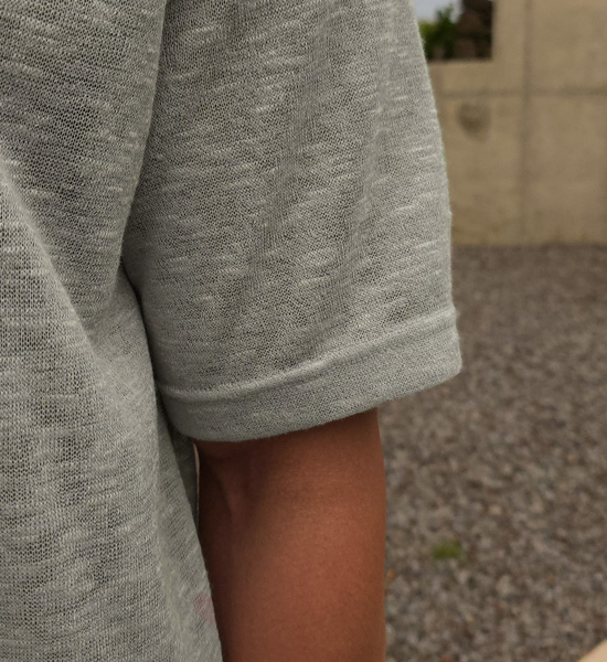 아치아노 Linen Short T shirts