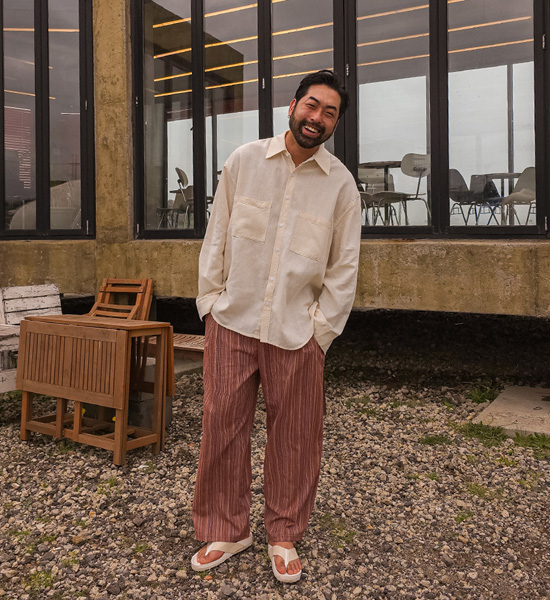 (M-6XL)<BR>로사린 a linen shirt B2516