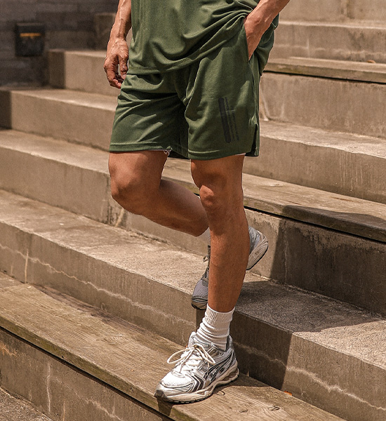 (M-6XL)<BR>해링턴 Mesh Banding Shorts<br><font color="#072c81"><B>[ W.DNA ]</B></font>