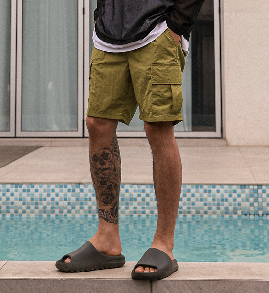 (M-4XL)<br>얀코 cargo banding shorts 364