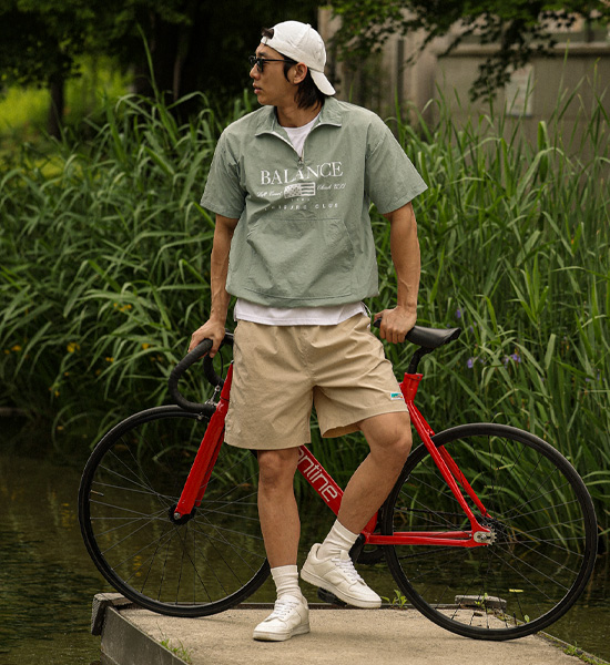 배럿 Short-sleeve anorak