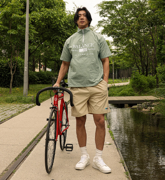 배럿 Short-sleeve anorak