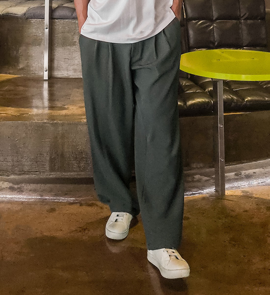 (XL-6XL)<BR>미슈키 Semi-wide fit 뒷밴딩팬츠 SET003-P
